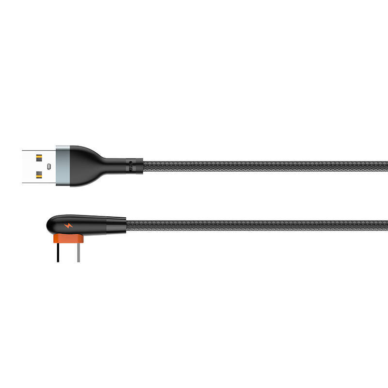 LDNIO USB-kaapeli USB-C:hen LDNIO LS561, 2.4A, 1m (musta) hinta ja tiedot | Puhelinkaapelit | hobbyhall.fi