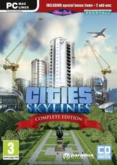 PC Cities Skylines Complete Edition hinta ja tiedot | Paradox Interactive Tietokoneet ja pelaaminen | hobbyhall.fi