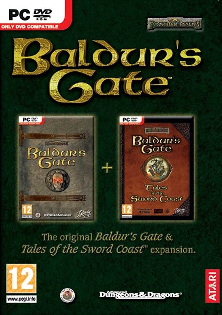 PC peli Baldur's Gate with Tales of the Sword Coast Expansion hinta ja tiedot | Tietokone- ja konsolipelit | hobbyhall.fi