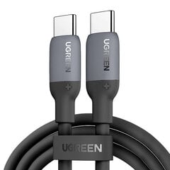 UGREEN Kaapeli USB-C–USB-C UGREEN 15284, 1,5 m (musta) hinta ja tiedot | Puhelinkaapelit | hobbyhall.fi