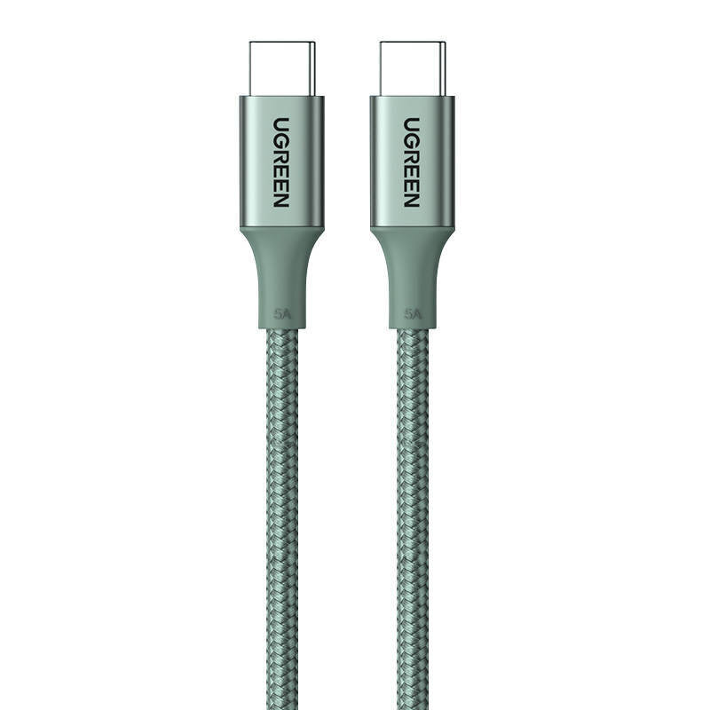 UGREEN Kaapeli USB-C–USB-C UGREEN 15310 (vihreä) hinta ja tiedot | Puhelinkaapelit | hobbyhall.fi