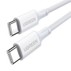 UGREEN Kaapeli USB-C-USB-C UGREEN 15269, 2m (valkoinen) hinta ja tiedot | Puhelinkaapelit | hobbyhall.fi