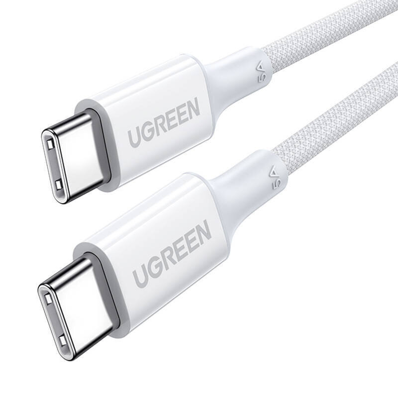 UGREEN Kaapeli USB-C-USB-C UGREEN 15269, 2m (valkoinen) hinta ja tiedot | Puhelinkaapelit | hobbyhall.fi