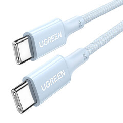 UGREEN Kaapeli USB-C–USB-C UGREEN 15272, 1,5 m (sininen) hinta ja tiedot | Puhelinkaapelit | hobbyhall.fi