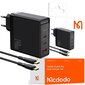 Mcdodo Laturi GaN 140W Mcdodo CH-2913, 2x USB-C, USB-A (musta) hinta ja tiedot | Puhelimen laturit | hobbyhall.fi