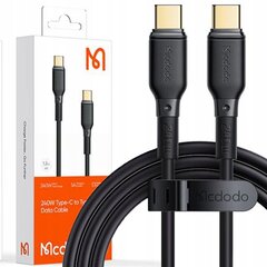 Mcdodo USB-C-kaapeli Mcdodo CA-3311 240W, 2m (musta) hinta ja tiedot | Mcdodo Puhelimet, älylaitteet ja kamerat | hobbyhall.fi