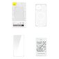 Baseus Puhelimen kuori Baseus Magnetic Crystal Clear iPhone 12 Prolle, jossa karkaistu näytönsuoja ja puhdistussarja hinta ja tiedot | Puhelimen kuoret ja kotelot | hobbyhall.fi