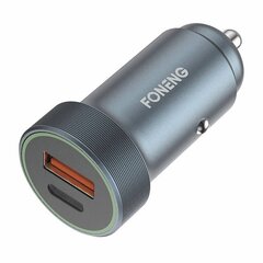 Foneng Autolaturisarja yksi USB Foneng C16 (metalli) hinta ja tiedot | Foneng Matkapuhelimet ja tarvikkeet | hobbyhall.fi