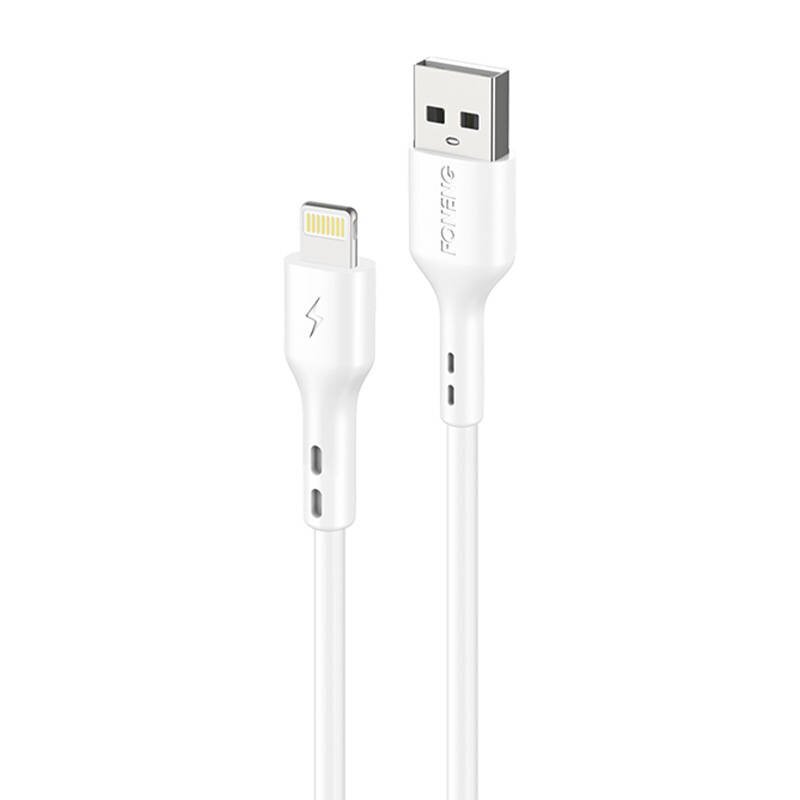 Foneng Foneng X36 USB-Lightning-kaapeli, 2,4A, 2m (valkoinen) hinta ja tiedot | Puhelinkaapelit | hobbyhall.fi