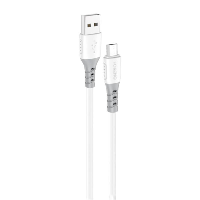 Foneng Foneng X66 USB-mikro-USB-kaapeli, 20W, 3A, 1m (valkoinen) hinta ja tiedot | Puhelinkaapelit | hobbyhall.fi