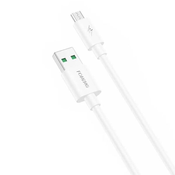 Foneng Foneng X67 USB-mikro-USB-kaapeli, 5A, 1m (valkoinen)