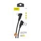 Foneng Foneng X70 kulmikas USB-mikro-USB-kaapeli, 3A, 1m (musta) hinta ja tiedot | Puhelinkaapelit | hobbyhall.fi