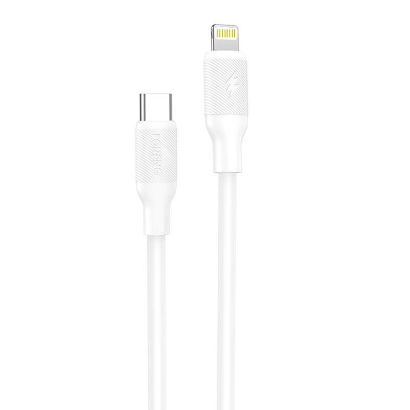 Foneng USB-kaapeli Lightning Foneng X80:lle, 27W, 1m (valkoinen) hinta ja tiedot | Puhelinkaapelit | hobbyhall.fi