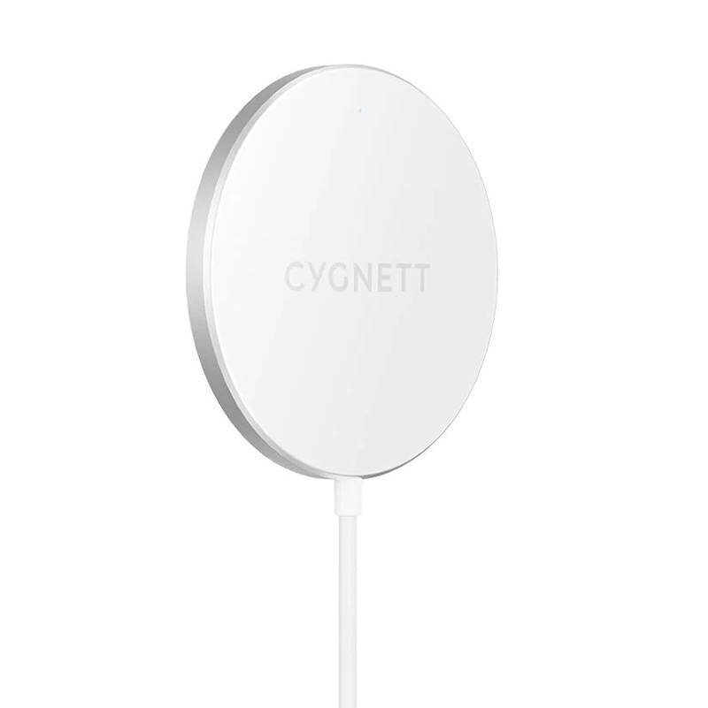 Cygnett Langaton laturi Cygnett 7,5W 2m (valkoinen) hinta ja tiedot | Puhelimen laturit | hobbyhall.fi