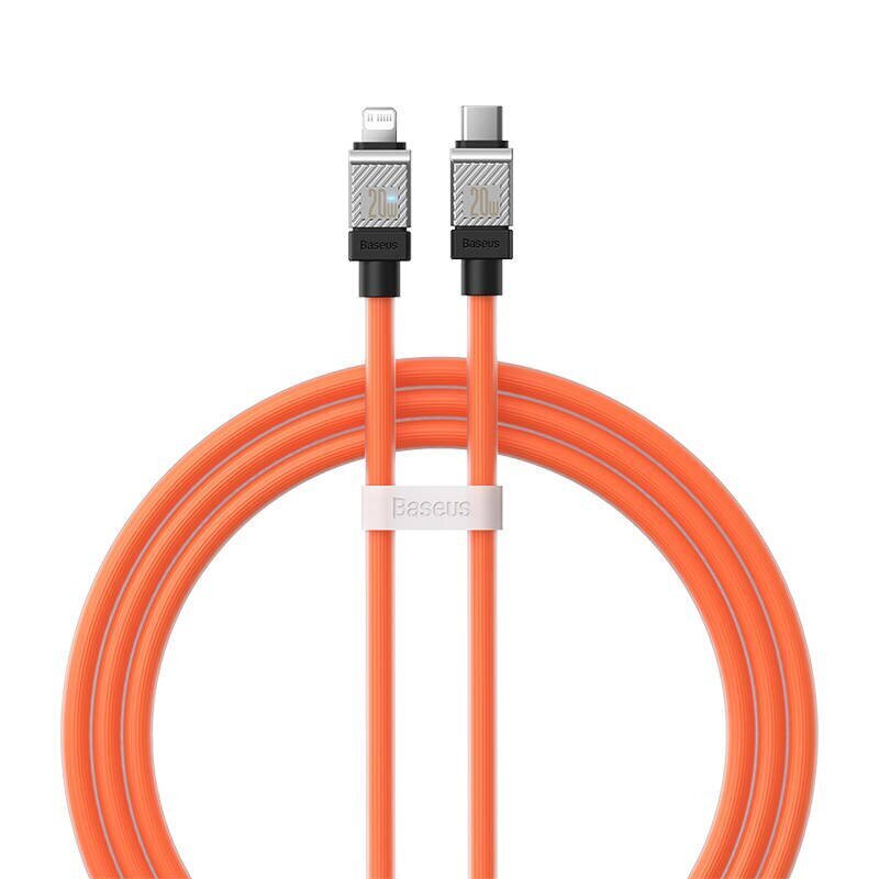 Baseus Pikalatauskaapeli Baseus USB-C - Coolplay Series 1m, 20W (oranssi) hinta ja tiedot | Puhelinkaapelit | hobbyhall.fi