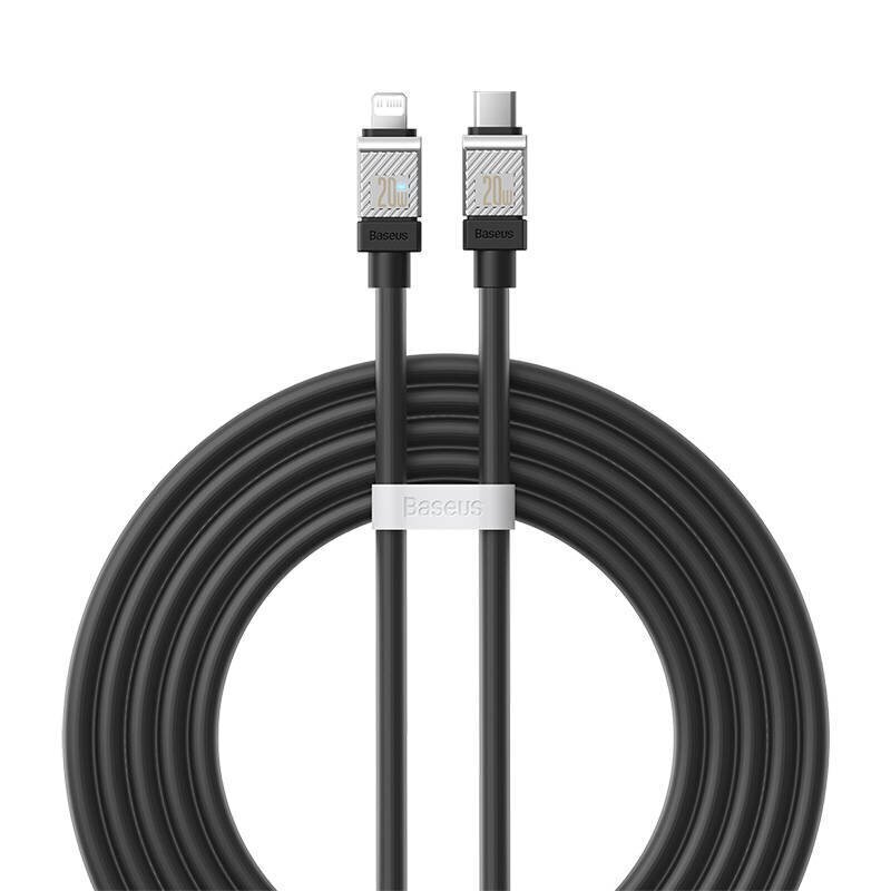 Baseus Pikalatauskaapeli Baseus USB-C - Coolplay Series 2m, 20W (musta) hinta ja tiedot | Puhelinkaapelit | hobbyhall.fi