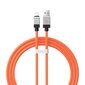 Baseus Pikalatauskaapeli Baseus USB-A:sta Lightning Coolplay -sarjaan 1 m, 2,4 A (oranssi) hinta ja tiedot | Puhelinkaapelit | hobbyhall.fi