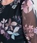Hansmark naisten mekko Odli-L 66133*01, musta/vanha roosa 4741653002602 hinta ja tiedot | Mekot | hobbyhall.fi