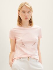 Tom Tailor naisten t-paita 1038353*14557, roosa 4067261335476 hinta ja tiedot | Naisten T-paidat | hobbyhall.fi