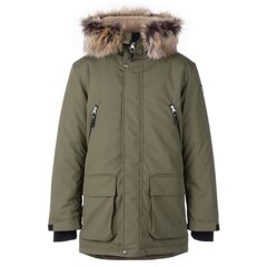 Lenne lasten parka 250g Renno 23369 A*335, oliivi 4741593443022 hinta ja tiedot | Poikien takit | hobbyhall.fi