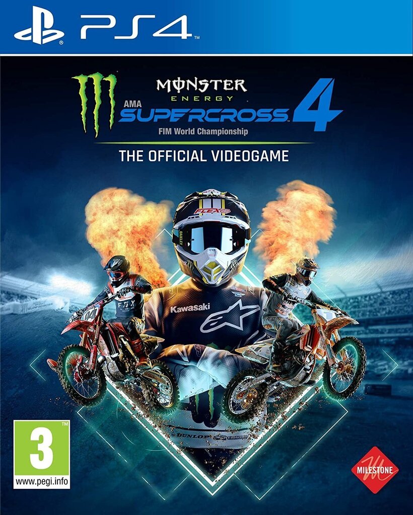 PlayStation 4 peli Monster Energy Supercross 4 - The Official Videogame hinta ja tiedot | Tietokone- ja konsolipelit | hobbyhall.fi