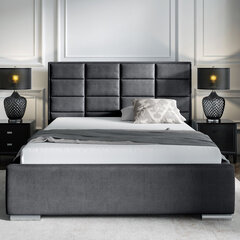 Selsey Elibin sänky, 140x200 cm, tummanharmaa hinta ja tiedot | Sängyt | hobbyhall.fi