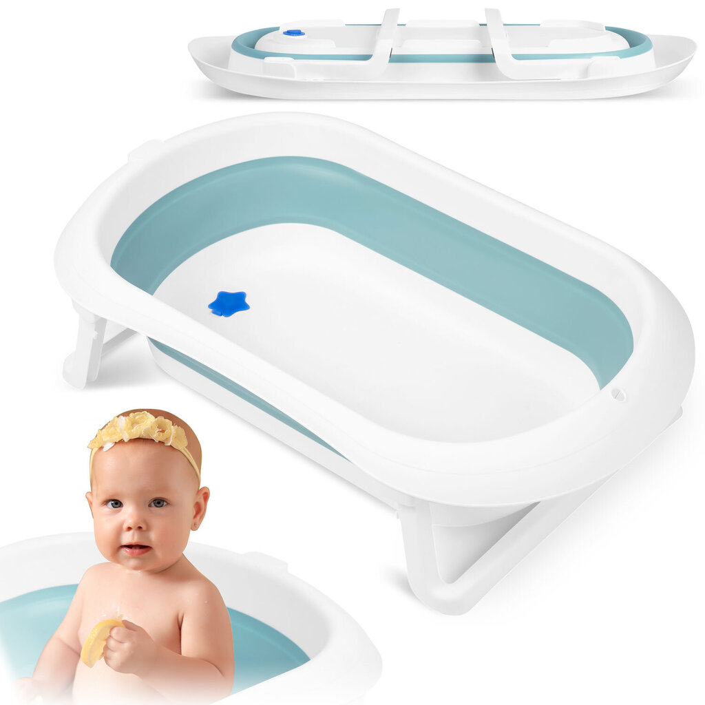 Vauvan kylpy, valkoinen ja sininen hinta ja tiedot | Kylpyvälineet | hobbyhall.fi