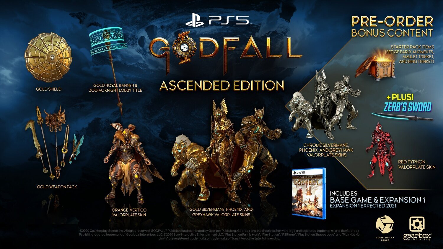 PlayStation 5 -peli Godfall Ascended Edition hinta ja tiedot | Tietokone- ja konsolipelit | hobbyhall.fi