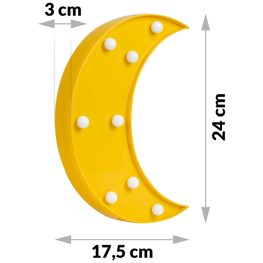 Yölamppu, kuu hinta ja tiedot | Lastenhuoneen valaisimet | hobbyhall.fi