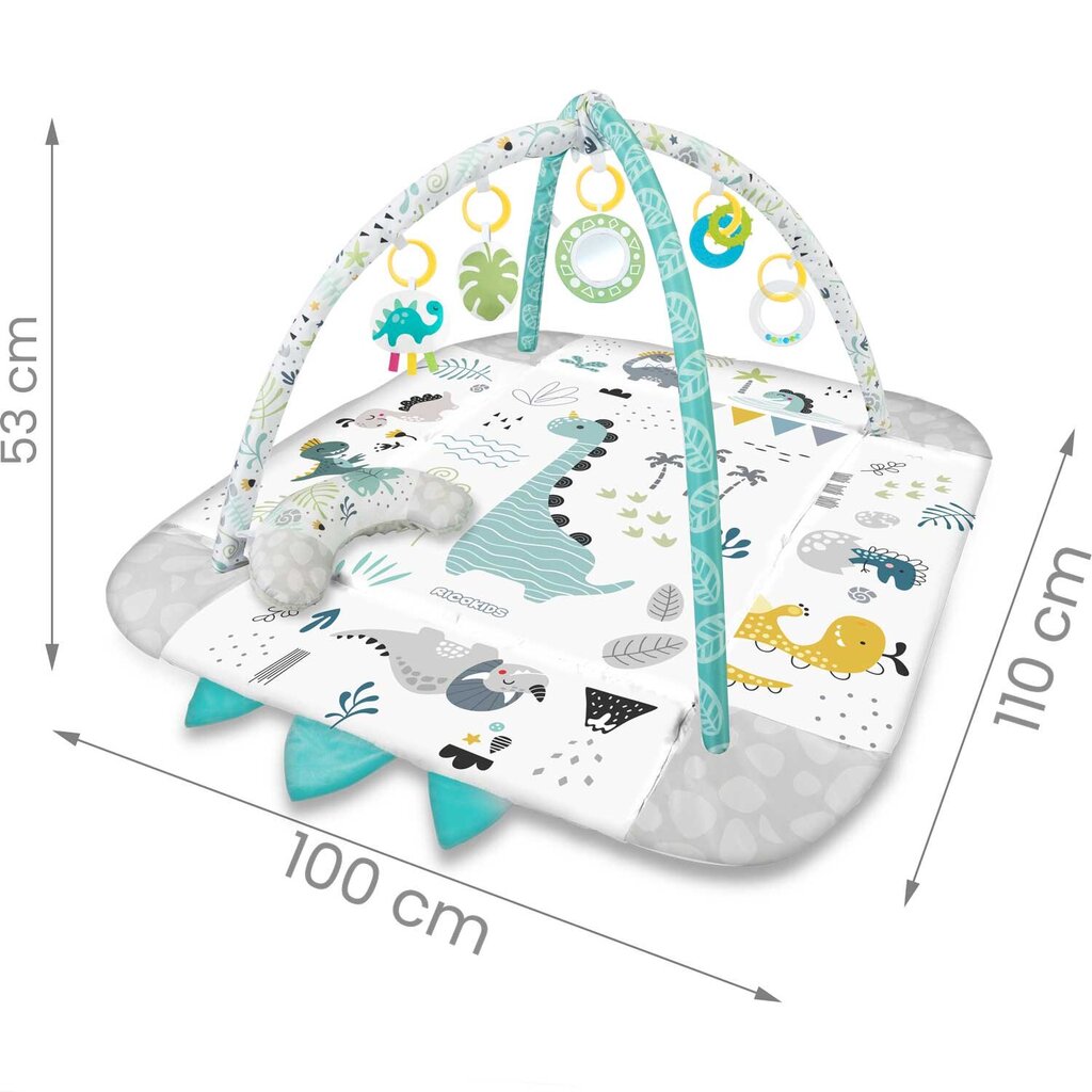 Interaktiivinen leikkimatto Nessi Ricokids, 110 X 110 cm hinta ja tiedot | Leikkimatot | hobbyhall.fi