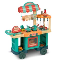 Ricokids-keittiö pyörillä, 79 x 26 x 90 cm hinta ja tiedot | Tyttöjen lelut | hobbyhall.fi