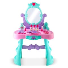 Kosmetiikkapöytä peilillä ja tarvikkeilla, mintunvärinen hinta ja tiedot | Tyttöjen lelut | hobbyhall.fi