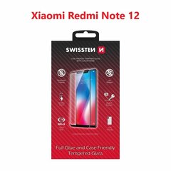 Swissten Full Face Tempered Glass Xiaomi Redmi Note 12 hinta ja tiedot | Näytönsuojakalvot ja -lasit | hobbyhall.fi