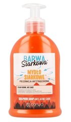 Barwa Sulphuric Anti-Acne Soap -rikkisaippua, 300ml hinta ja tiedot | Kasvojen puhdistusaineet | hobbyhall.fi