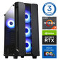 Intop Aqua Ryzen 7 7700X 16GB DDR5 1TB SSD M.2 NVME+2TB RTX3060 12GB no-OS hinta ja tiedot | Pöytätietokoneet | hobbyhall.fi