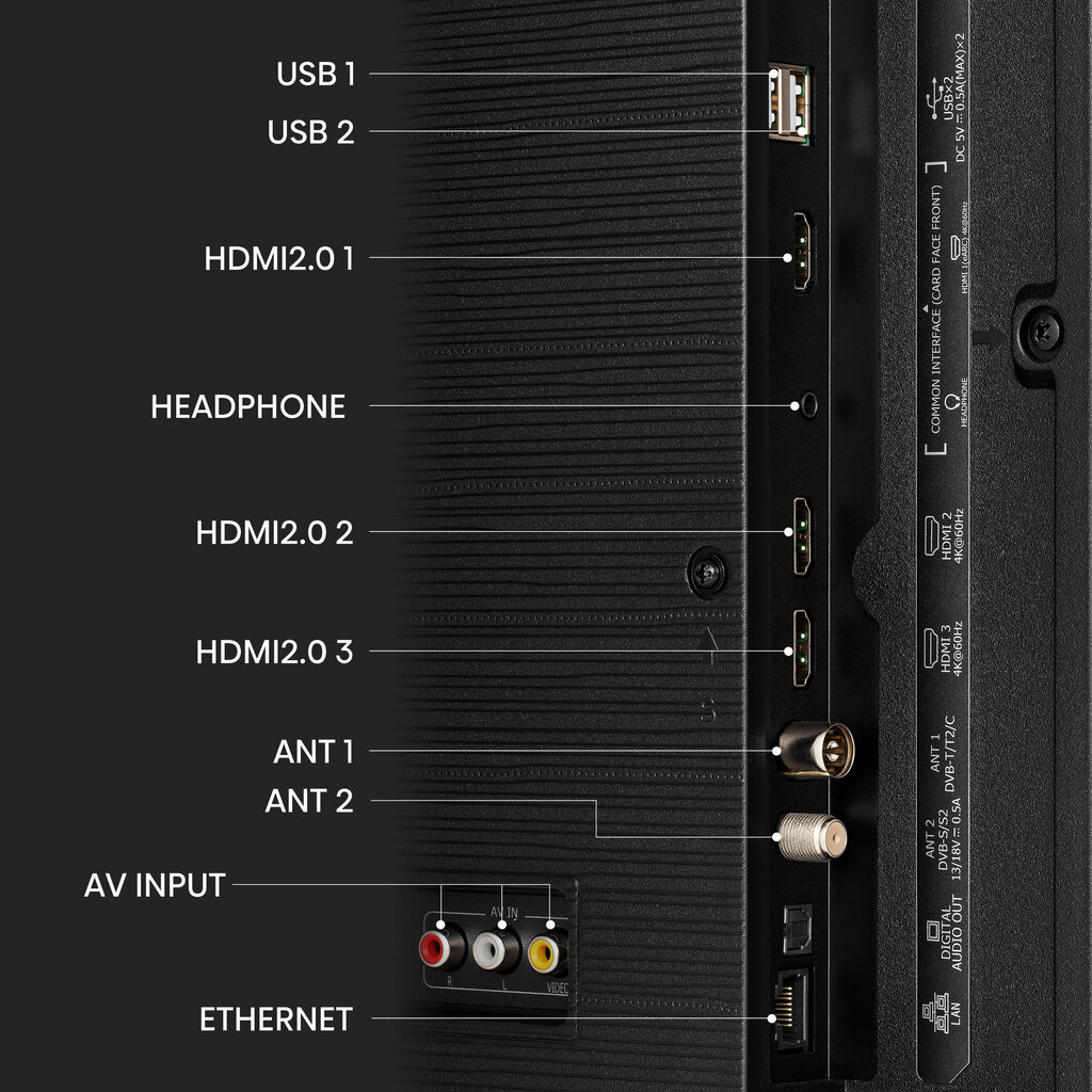 Hisense 43E7KQ hinta ja tiedot | Televisiot | hobbyhall.fi