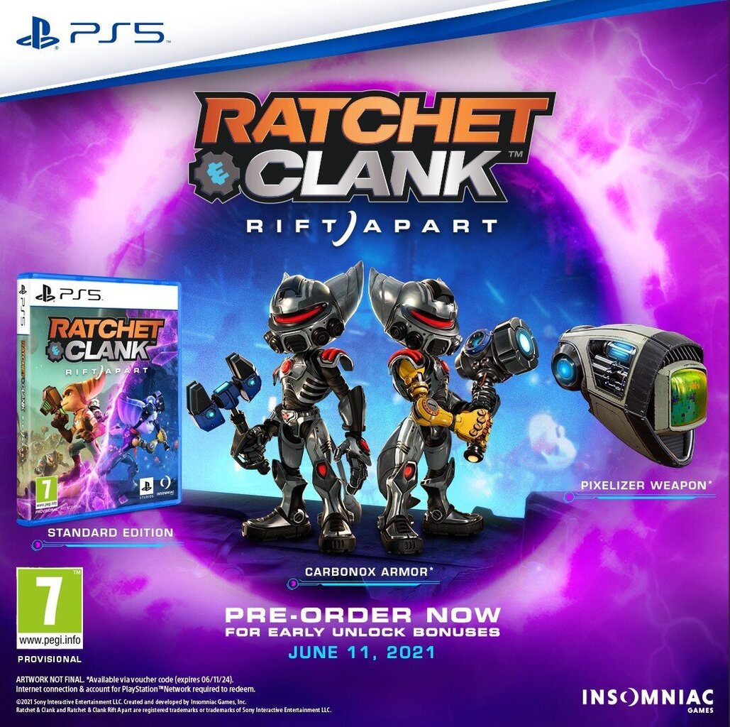 PlayStation 5 peli Ratchet and Clank: Rift Apart hinta ja tiedot | Tietokone- ja konsolipelit | hobbyhall.fi