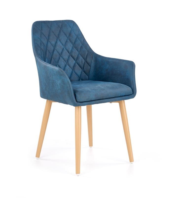 K287, 2 tuolin setti, tummansininen hinta ja tiedot | Ruokapöydän tuolit | hobbyhall.fi