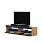 TV-taso Selsey Dean LED 100 cm, ruskea/musta hinta ja tiedot | TV-tasot | hobbyhall.fi