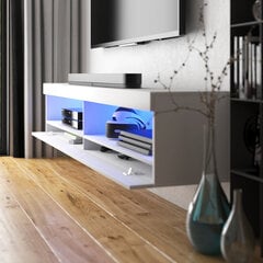 TV-taso Selsey Dean LED 140 cm, valkoinen hinta ja tiedot | TV-tasot | hobbyhall.fi