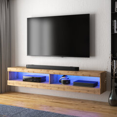 TV-taso Selsey Dean LED 140 cm, ruskea hinta ja tiedot | TV-tasot | hobbyhall.fi