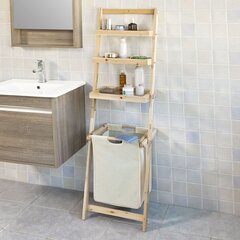 Kylpyhuoneen hylly SoBuy FRG160-N, ruskea hinta ja tiedot | Hyllyt | hobbyhall.fi