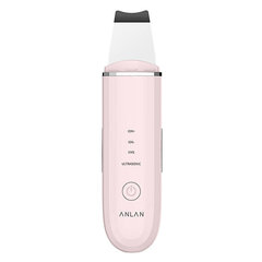 ANLAN ANLAN Ultrasonic Skin Scrubber ALCPJ07-04 (vaaleanpunainen) hinta ja tiedot | Kasvojenhoitolaitteet | hobbyhall.fi