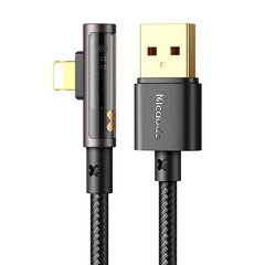 Mcdodo Mcdodo CA-3511 USB salamaprismaan 90 asteen kaapeli, 1,8 m (musta) hinta ja tiedot | Mcdodo Kodinkoneet ja kodinelektroniikka | hobbyhall.fi
