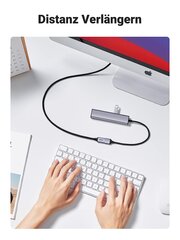 UGREEN UGREEN jatkokaapeli USB 3.0, uros USB naaras USB, 1m hinta ja tiedot | Ugreen Kodinkoneet ja kodinelektroniikka | hobbyhall.fi