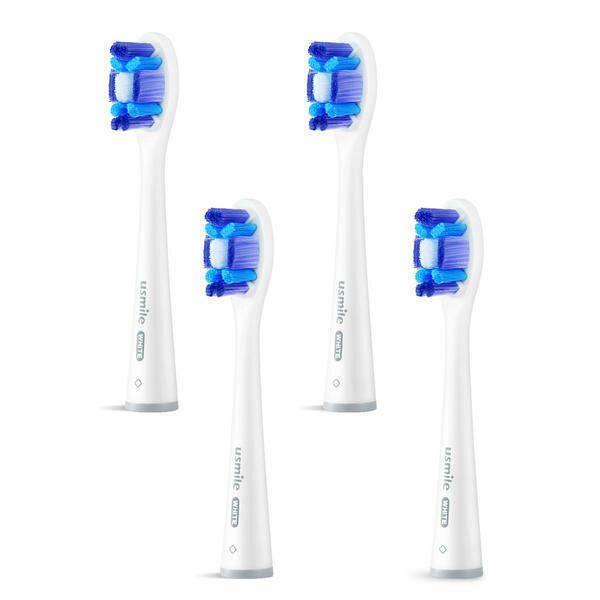 usmile Whitening Pro White -vaihtopäät (Brush Heads) 4 kpl hinta ja tiedot | Sähköhammasharjan vaihtoharjat | hobbyhall.fi