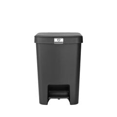 Brabantia StepUp Poljinroska-astia 25L - Dark Grey hinta ja tiedot | Roska-astiat | hobbyhall.fi