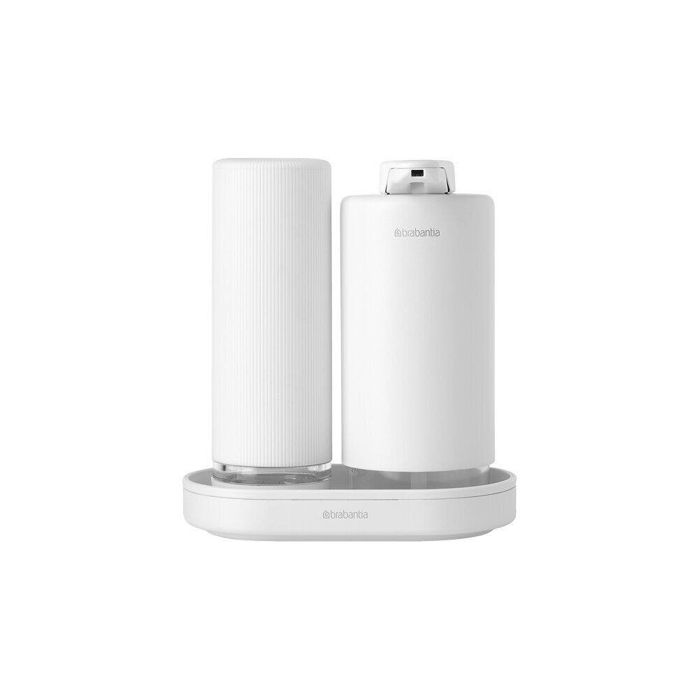 Brabantia SinkStyle saippua-annostelijasetti - Mineral Fresh White hinta ja tiedot | Kylpyhuoneen sisustus | hobbyhall.fi