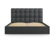 Mazzini Beds Nerin 5, Sänky, 180x200cm, tummanharmaa hinta ja tiedot | Sängyt | hobbyhall.fi