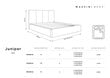 Mazzini Beds Juniper 6, Sänky, 160x200cm, musta hinta ja tiedot | Sängyt | hobbyhall.fi